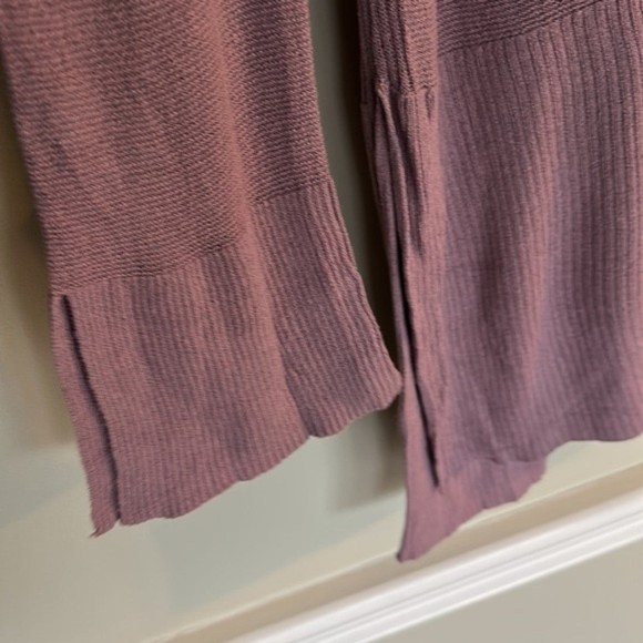 Free People Criss Cross Tunic Sweater Mauve Medium - Picture 5 of 10